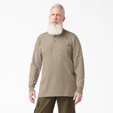 Heavyweight Long Sleeve Henley T-Shirt