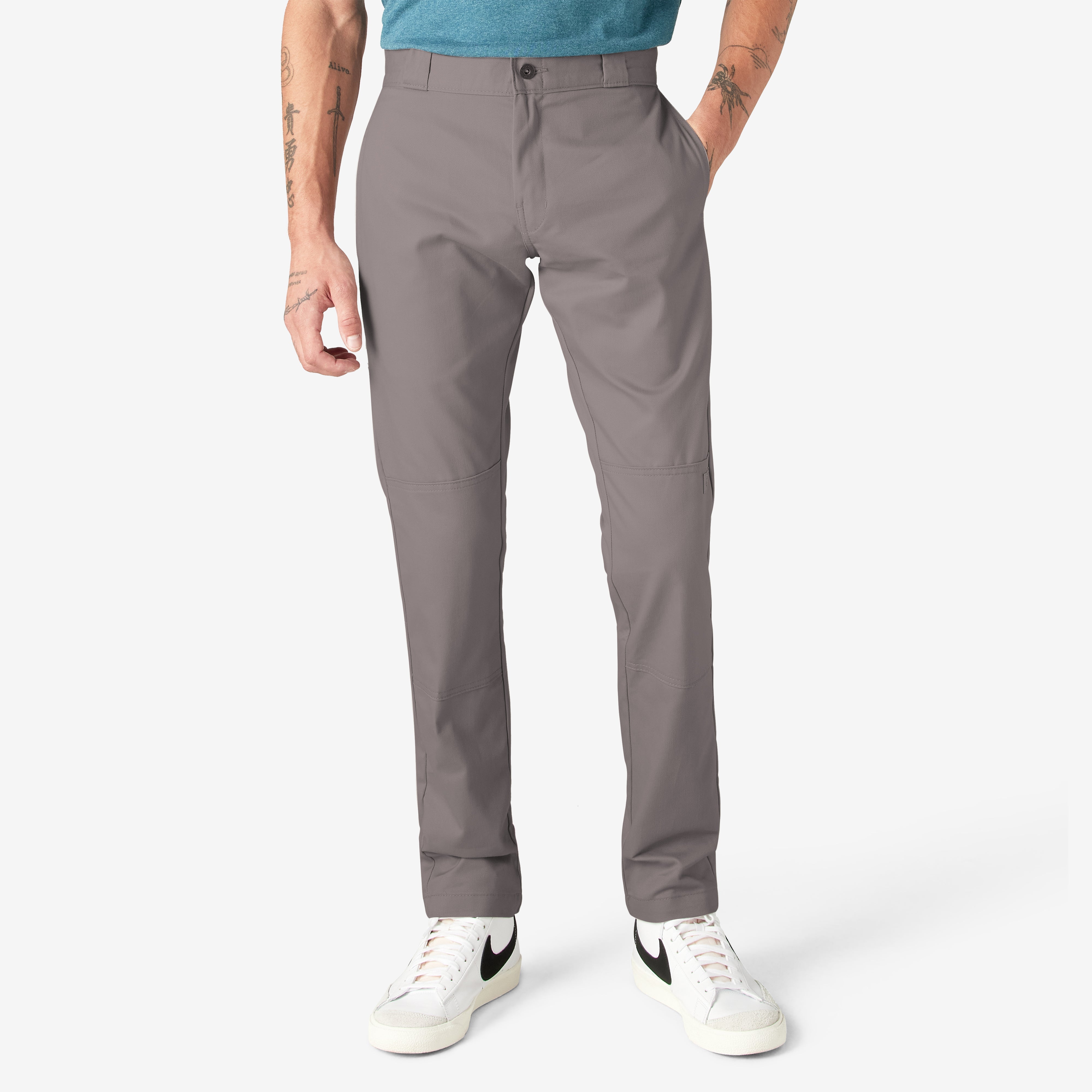 FLEX Skinny Fit Double Knee Work Pants