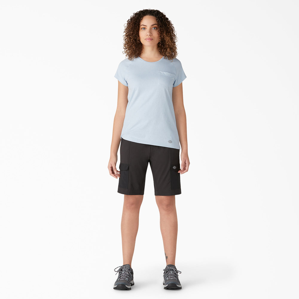 Women's Cooling Slim Fit Cargo Shorts, 10"