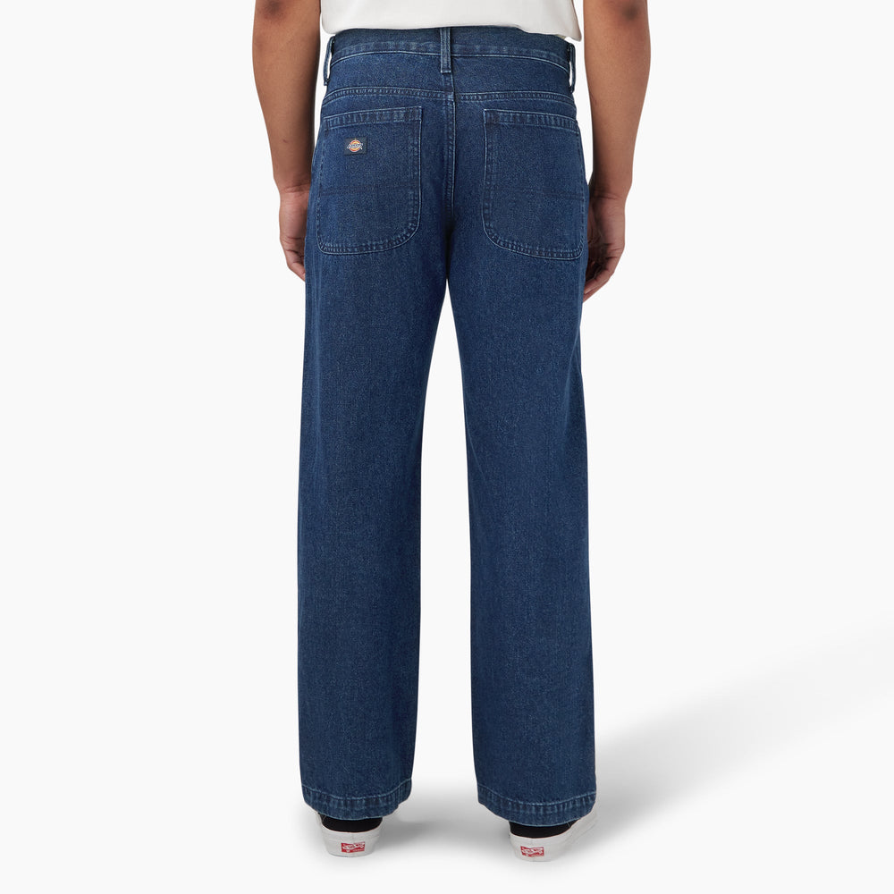 Loose Fit Double Knee Jeans