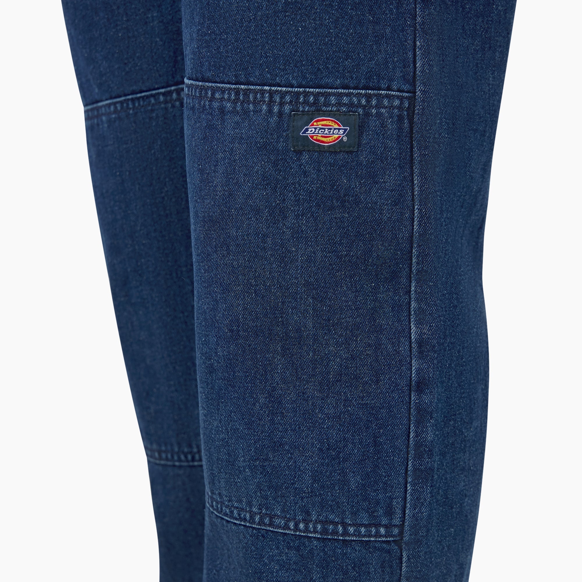 Loose Fit Double Knee Jeans