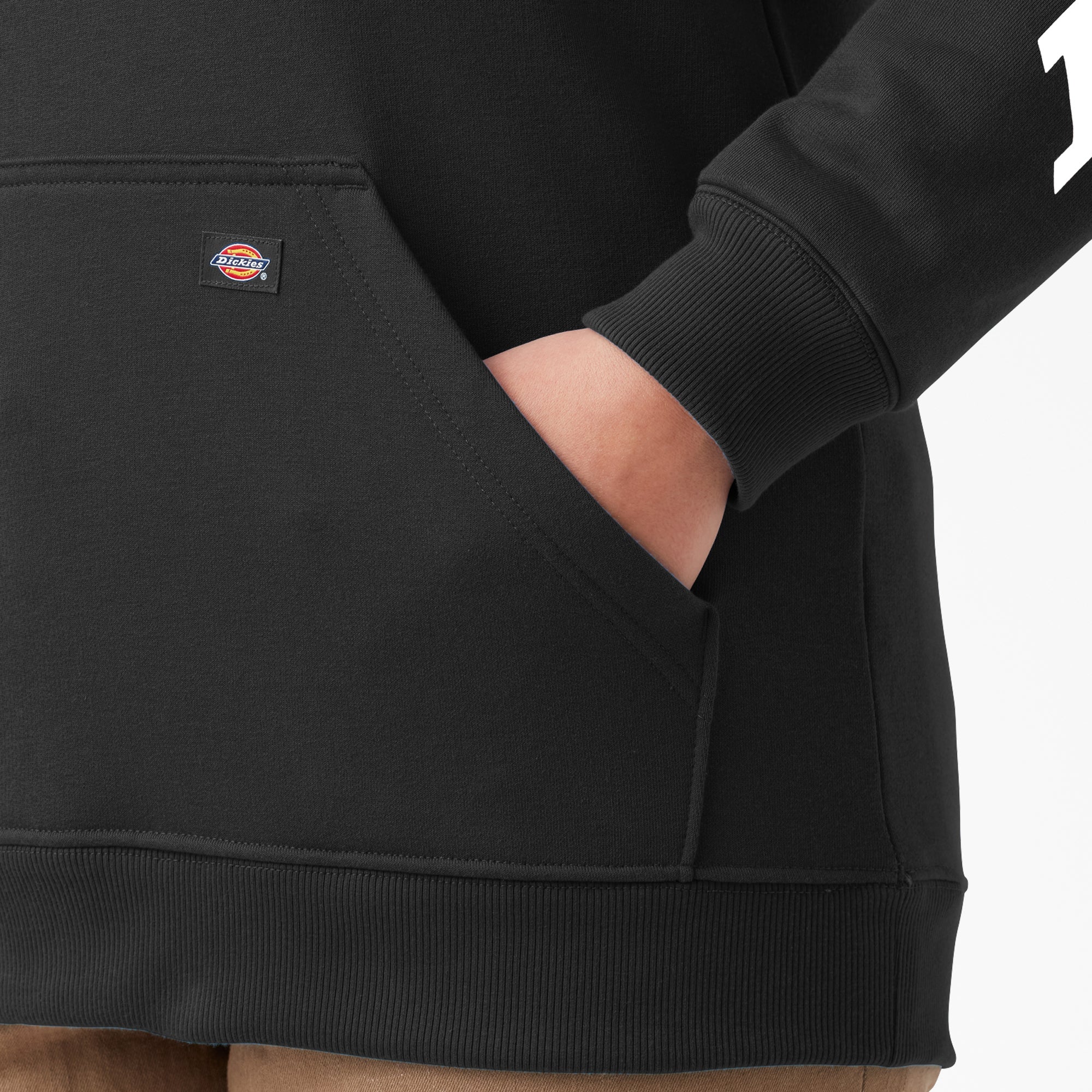 Women's Plus Water Repellent Sleeve Logo Hoodie