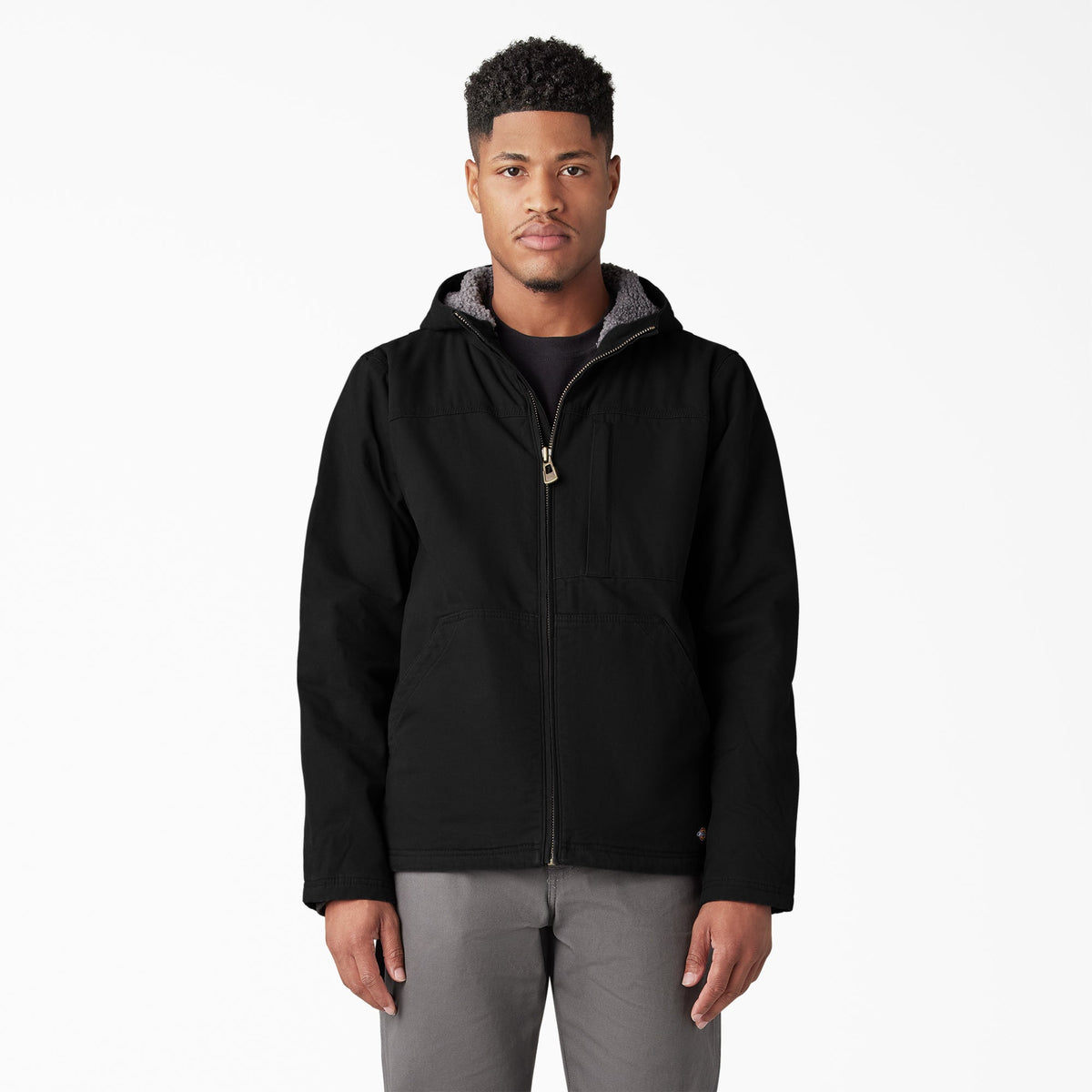 Duck Canvas High Pile Fleece Lined Jacket