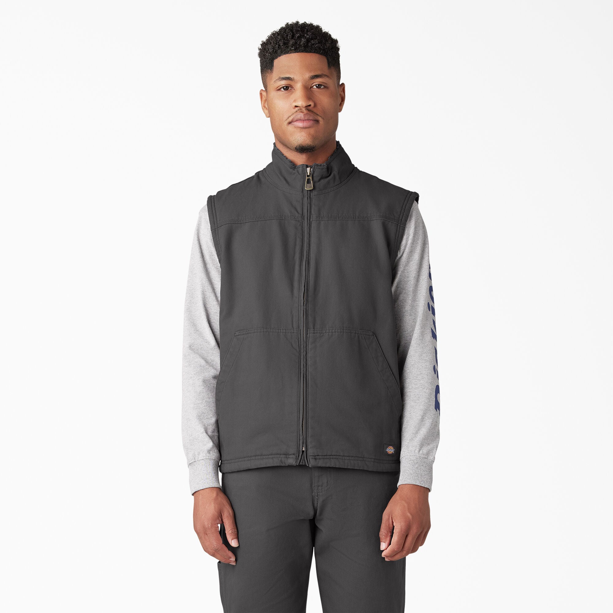 Duck Canvas High Pile Fleece Lined Vest
