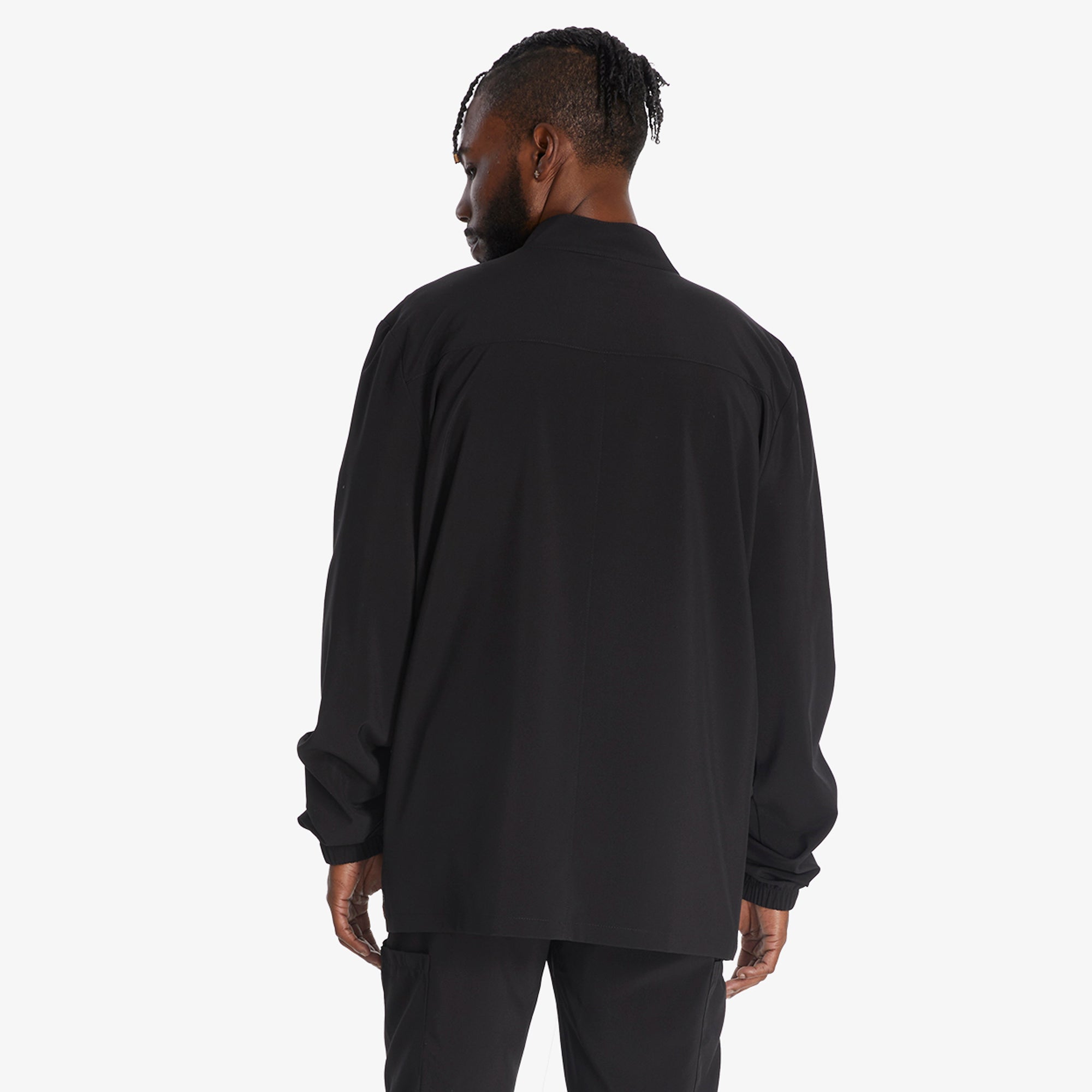 Men's EDS Essentials Zip Front Scrub Jacket