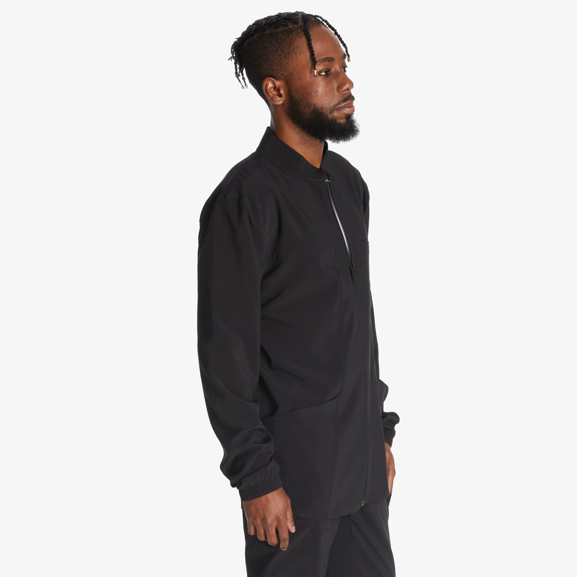 Men's EDS Essentials Zip Front Scrub Jacket