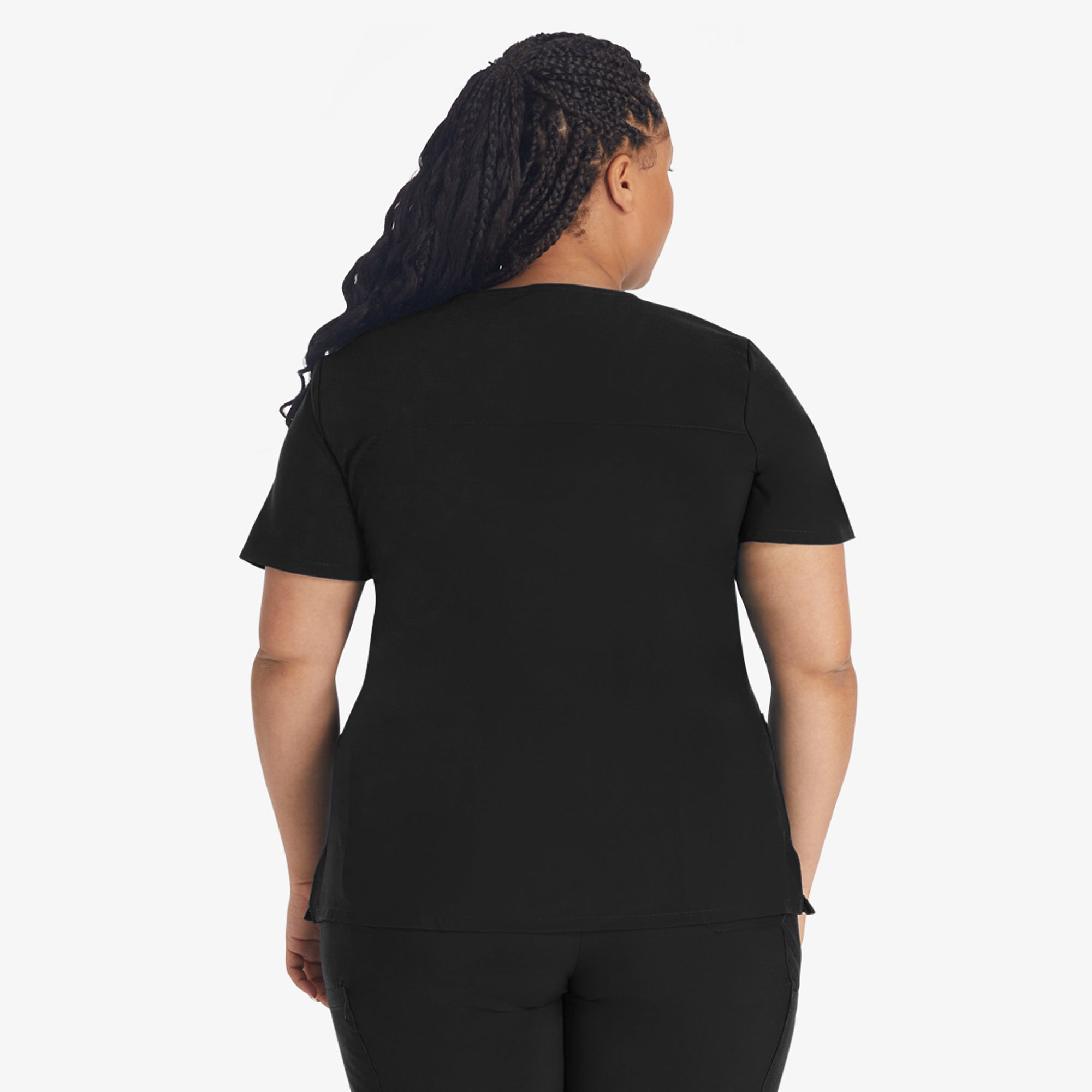 Women's EDS Essentials Mock Wrap Scrub Top