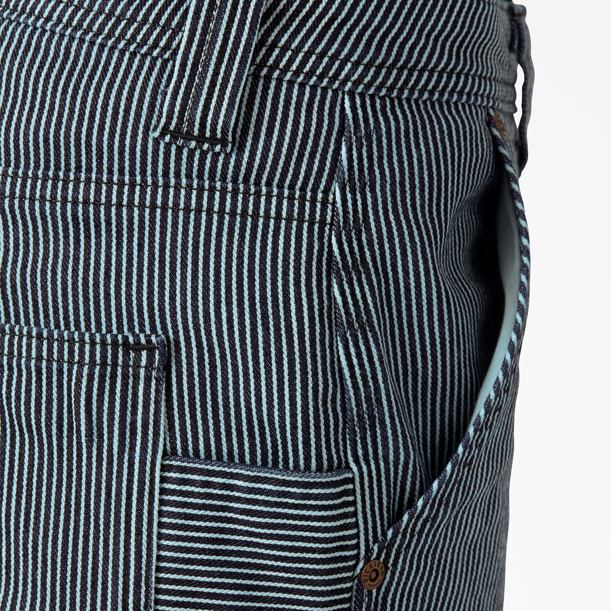Women's FLEX Relaxed Fit Hickory Stripe Carpenter Pants