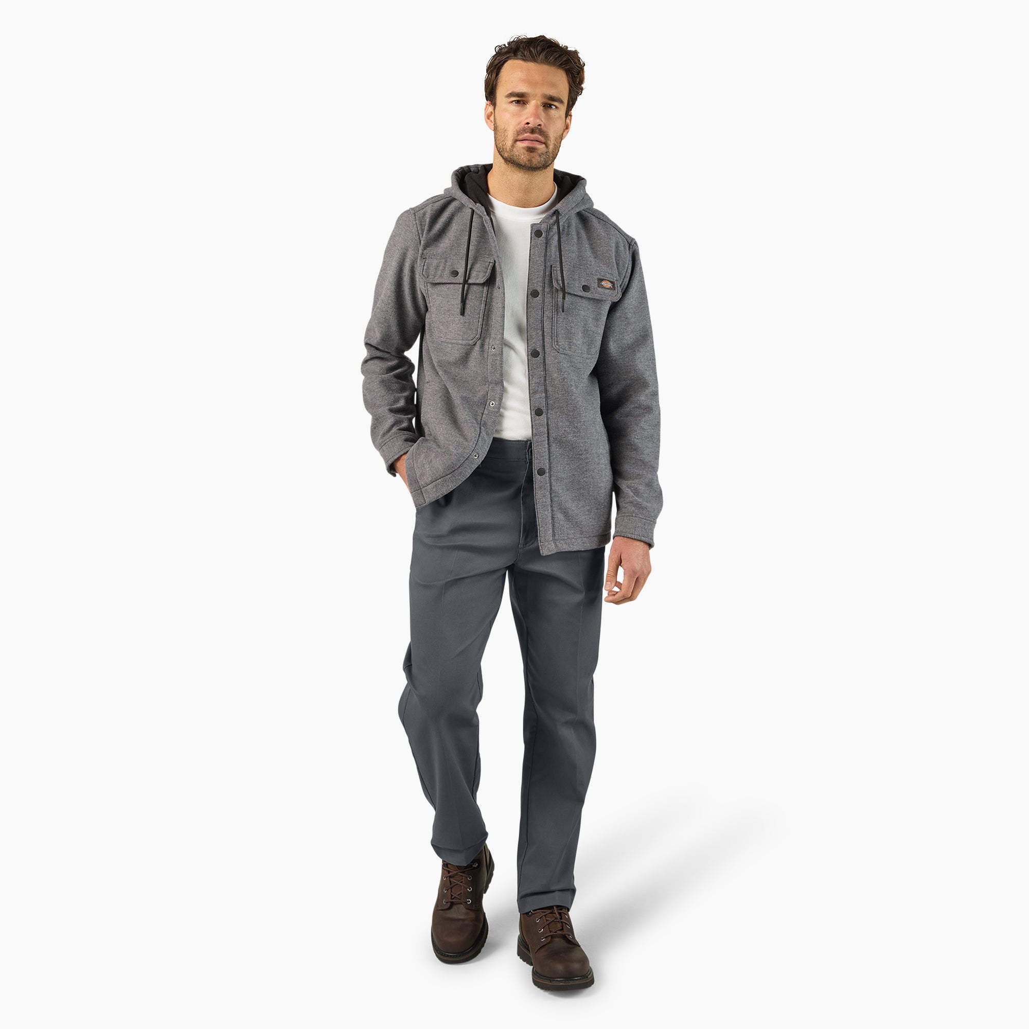 Relaxed Fit Shirt Jacket