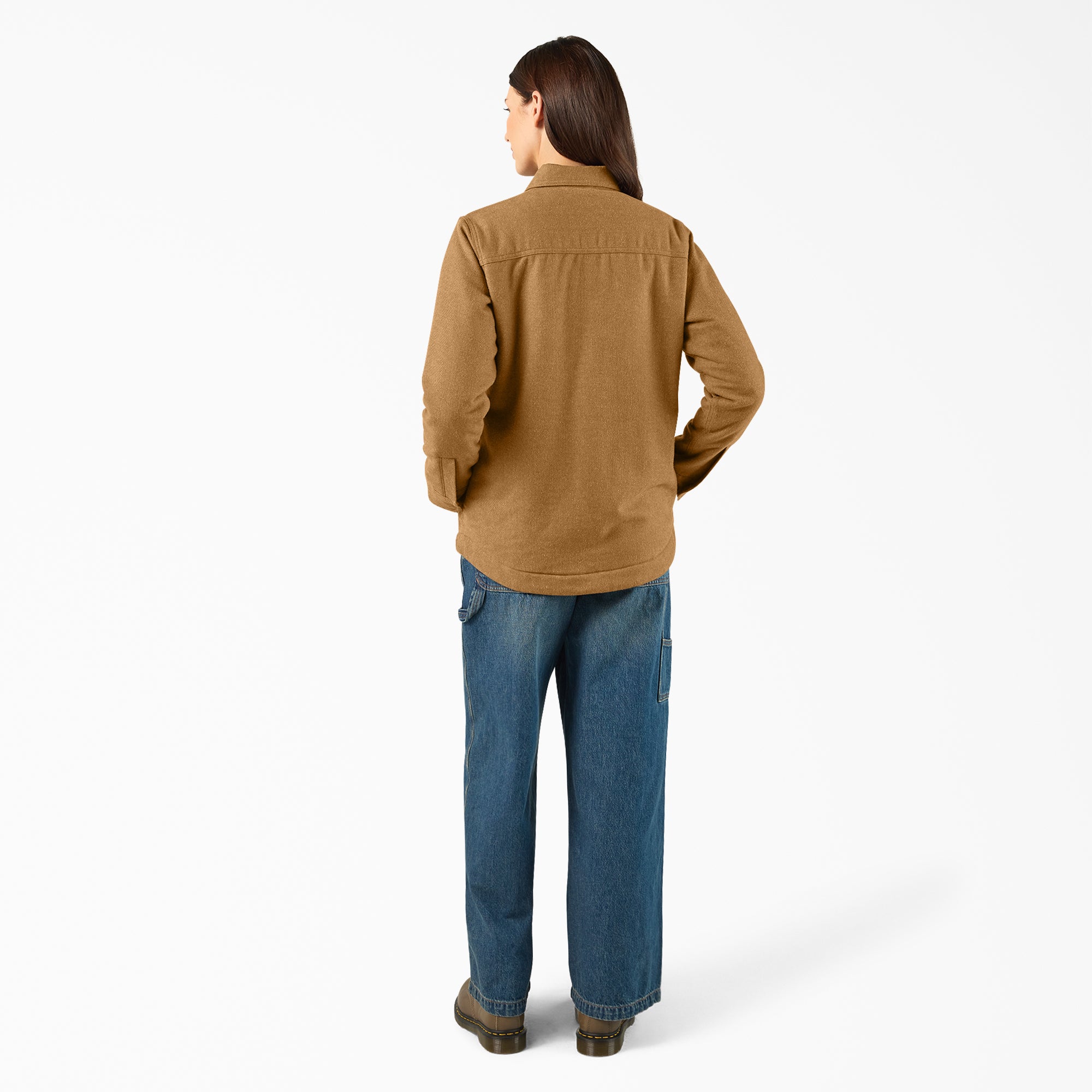 Women’s Fleece Lined Flannel Chore Coat