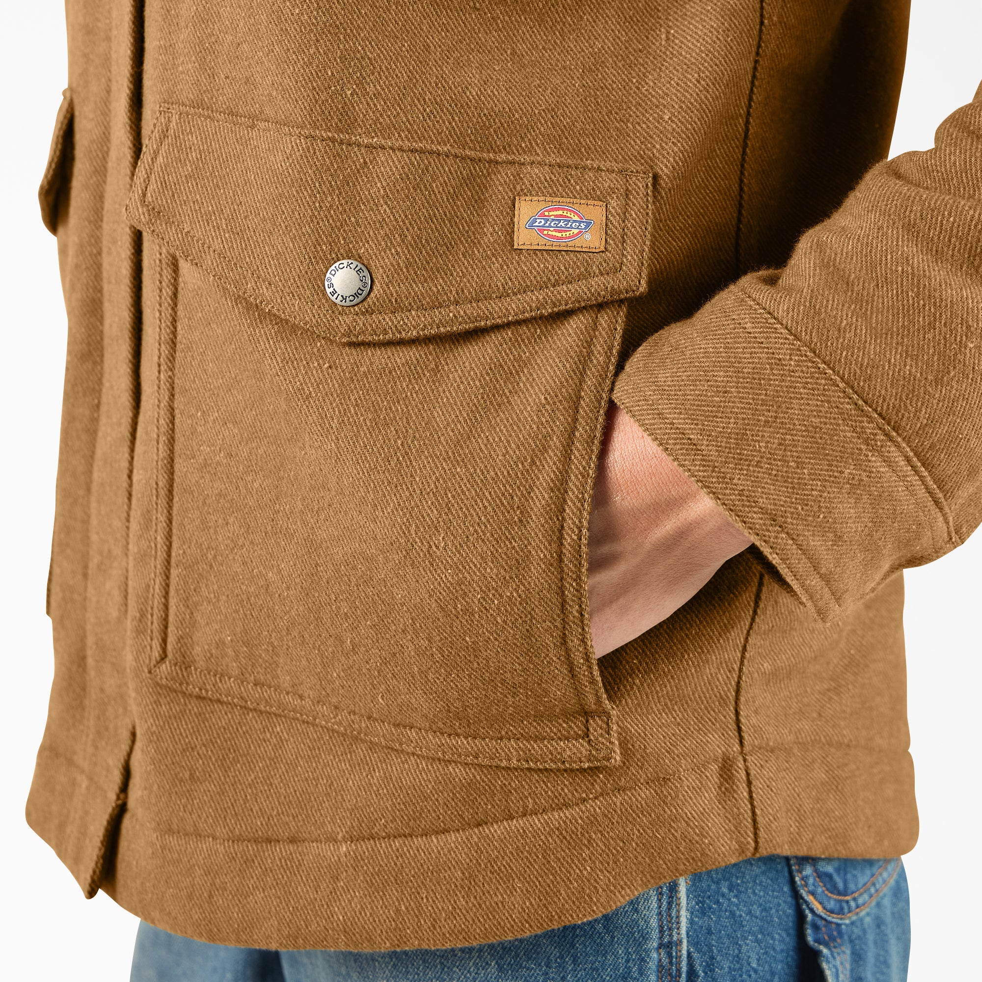 Women’s Fleece Lined Flannel Chore Coat