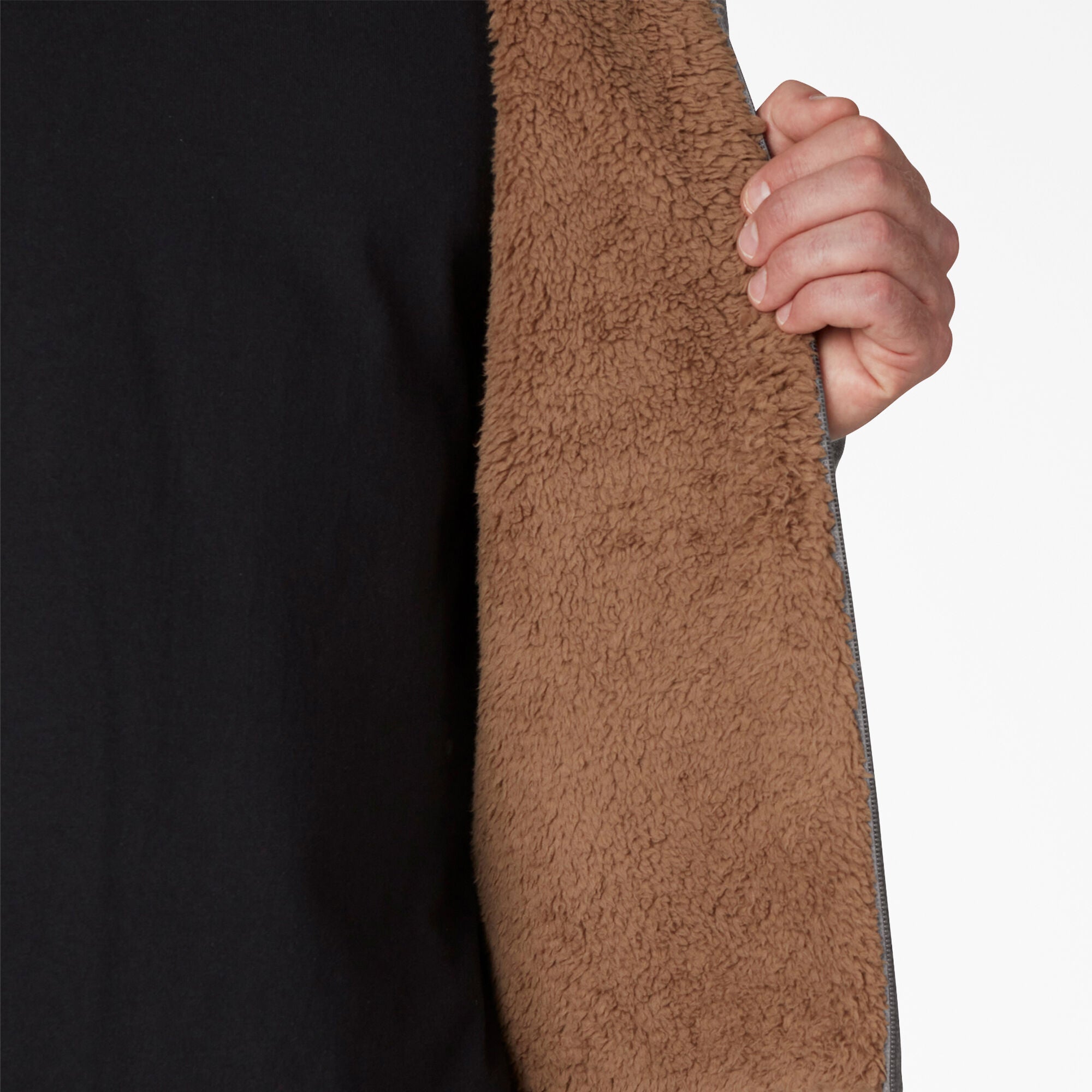 High Pile Fleece Lined Full Zip Hoodie
