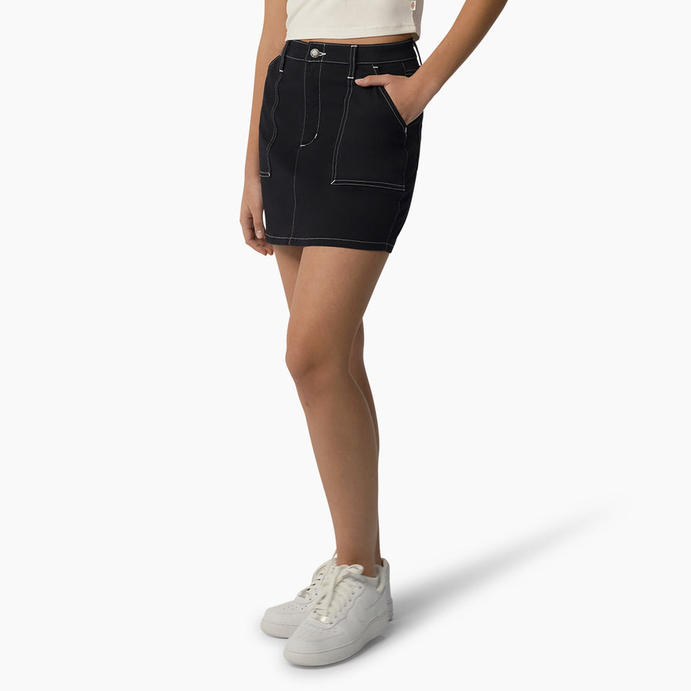 Women's High Waisted Carpenter Skirt