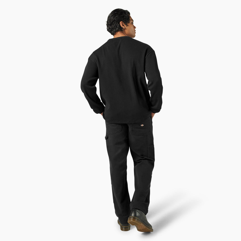 Long Sleeve Waffle Shirt